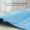 thumbnail image 4 of Dog Cooling Mat, 2026 New Dog Cooling Mat Pad Self-Cooling Pad for Dogs & Cats, Portable Washable Pet Gel Cooling Mat for Summer Outdoor Indoor Home Kennel Crate Cars Use ,Brown,X-Small, 4 of 7