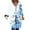 Sky Blue, variant on FDGIU Women's 2025 Long Hoodies - Full Zip Tunic Sweatshirt with Pockets, Trendy Fall Casual Outerwear, Open Front Cardigan Style