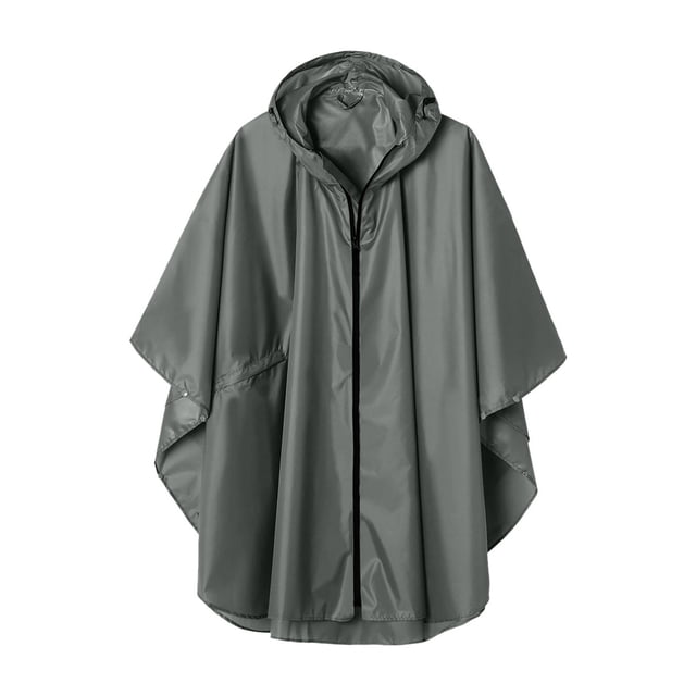 Wensltd Veste Imperméable pour Femmes à Fermeture Éclair Manches Trois-Quarts avec Poches