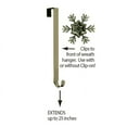 thumbnail image 4 of Haute Decor Adapt™ Adjustable Length Wreath Hanger with 2 Interchangeable Icons - 2 Pack Antique Brass, 4 of 12