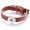 Light Brown, variant on Snap Jewelry Leather Bracelet with Adjustable Buckle in Navy Blue for 18MM Charm Buttons