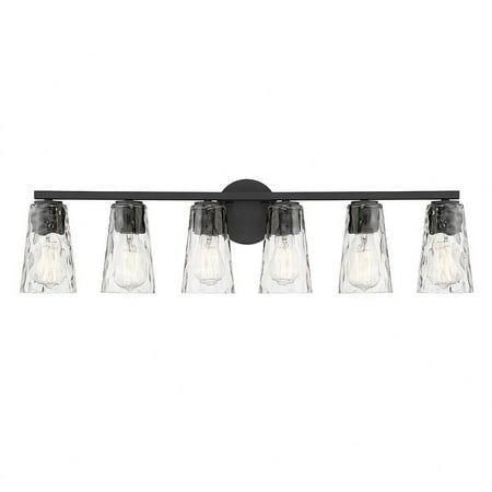 

6 Light Vanity Light in Vintage Style-8.75 inches Tall and 34 inches Wide-Chrome Finish Bailey Street Home 159-Bel-4954877