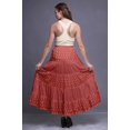 thumbnail image 4 of Bimba Jupes Maxi Imprimées pour Femmes Style Bohème Gypsy Longue Jupe en Coton, 4 of 5
