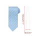thumbnail image 2 of Conjuntos de corbatas para hombres INSPIRE CHIC, corbatas de lunares con pañuelo a juego para bodas y negocios, azul pastel oscuro, 2 of 5