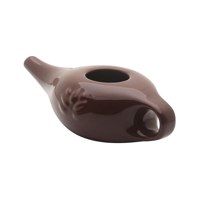 Olla de limpieza nasal de Viaje Strade Fareast Limited Neti Pot de cerámica para Eliminar la limpieza nasal del polvo