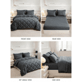 thumbnail image 3 of FISHDRU 7-Piece Gray Quilt Sets, King, 3 of 11