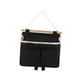 thumbnail image 5 of Bolsa de almacenamiento con 3 bolsillos, organizador portátil multifunción para colgar sobre la puerta Negro, 5 of 9