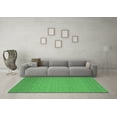 thumbnail image 3 of Ahgly Company Indoor Square Abstract Emerald Green Contemporary Area Rugs, 7' Square, 3 of 4