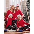 thumbnail image 3 of EKOUAER Matching Family Christmas Pajamas Set Men Holiday Sleepwear Soft Nightwear Xmas Pjs, 3 of 6