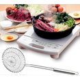 thumbnail image 3 of Stainless Steel Asian Spider Strainer Kitchen Skimmer-Durable Handle& Spiral5-Inch Strainer Basket), 3 of 5