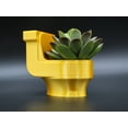 thumbnail image 4 of Toilet Succulent Planter – Small Novelty Vase, 3D Printed PLA, 4 of 10