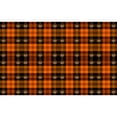 thumbnail image 7 of Honeii Halloween Tartan Plaid Print Canvas College Laptop Backpack, Durable Rucksack Travel Notebook Bag School Backpack Book Bag for Men Women-Medium, 7 of 7