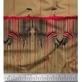 thumbnail image 1 of Soimoi Brown Cotton Duck Fabric Umbrella & Wild Animal Skin Print Fabric by Yard 42 Inch Wide, 1 of 1
