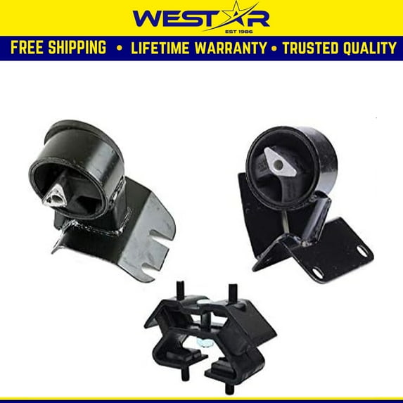 Fits 1996-1998 Jeep Grand Cherokee 4.0L AUTO Motor & Trans Mount Set 3pcs : A2794, A2793, A2828