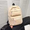 thumbnail image 4 of Mochila para Mujer Computadora Portátil Con Correa Ajustable Múltiples Bolsillos (Beige), 4 of 6