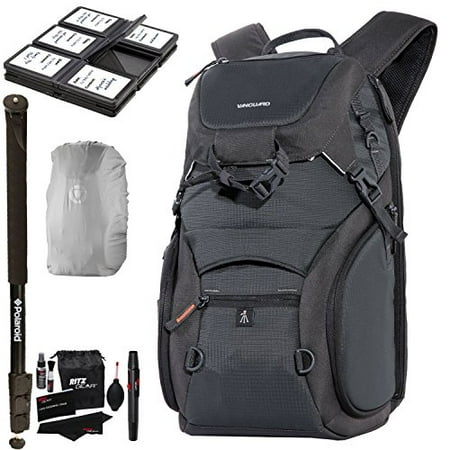 Vanguard Adaptor 46 Camera Daypack Rain Bag Cover Sd Sdhc Memory Card Hard Plastic Case Ritz Gear Cleaning Kit Polaroid 72 Heavy Duty Monopod