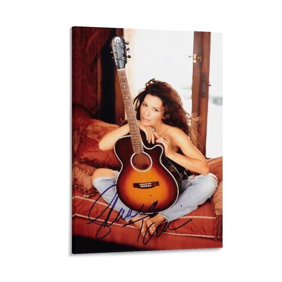 Poster Shania Twain Singer Art Picture Print Canvas Poster Wall Paint Art Posters Decor Modern Home Artworks Gift 24x36inch(60x90cm)