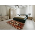 thumbnail image 5 of Ahgly Company Machine Washable Indoor Rectangle Traditional Dark Gold Brown Area Rugs, 2' x 3', 5 of 7