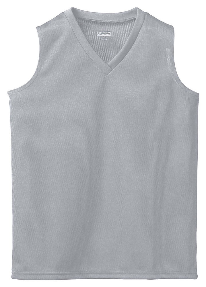 Augusta Sportswear 526 Girls Wicking Mesh Sleeveless Jersey Black