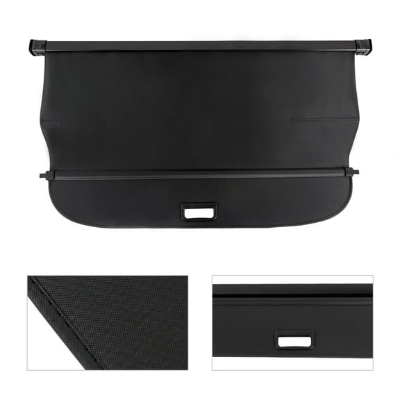 Toyota Venza 2021-2023 Retractable Cargo Cover, Black Car Sun Shade, Trunk Installation, Durable Plastic & Metal