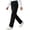 Pants - Black, variant on Samdudou Sweatpants for Girls Polka Dot Lounge Pants High Waisted Straight Leg Casual Track Trousers Elastic Waist Basic Bottoms Daily School Wear