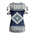 thumbnail image 4 of Blusa de manga corta con cuello en V y cremallera suelta para mujer OAVQHLG3B Store lin121212, 4 of 4