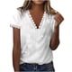 thumbnail image 1 of Blusa de manga corta con cuello en V para mujer, informal, sexy, a la moda, de verano Fridja ghk6632, 1 of 7