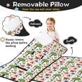 thumbnail image 3 of White Christmas Gnome Pattern Toddler Nap Mats for Kids Preschool,59"x22" Sleeping Mat Bag or Kids,Toddler Sleeping Bag,Toddler Nap Mat or Daycare, 3 of 6