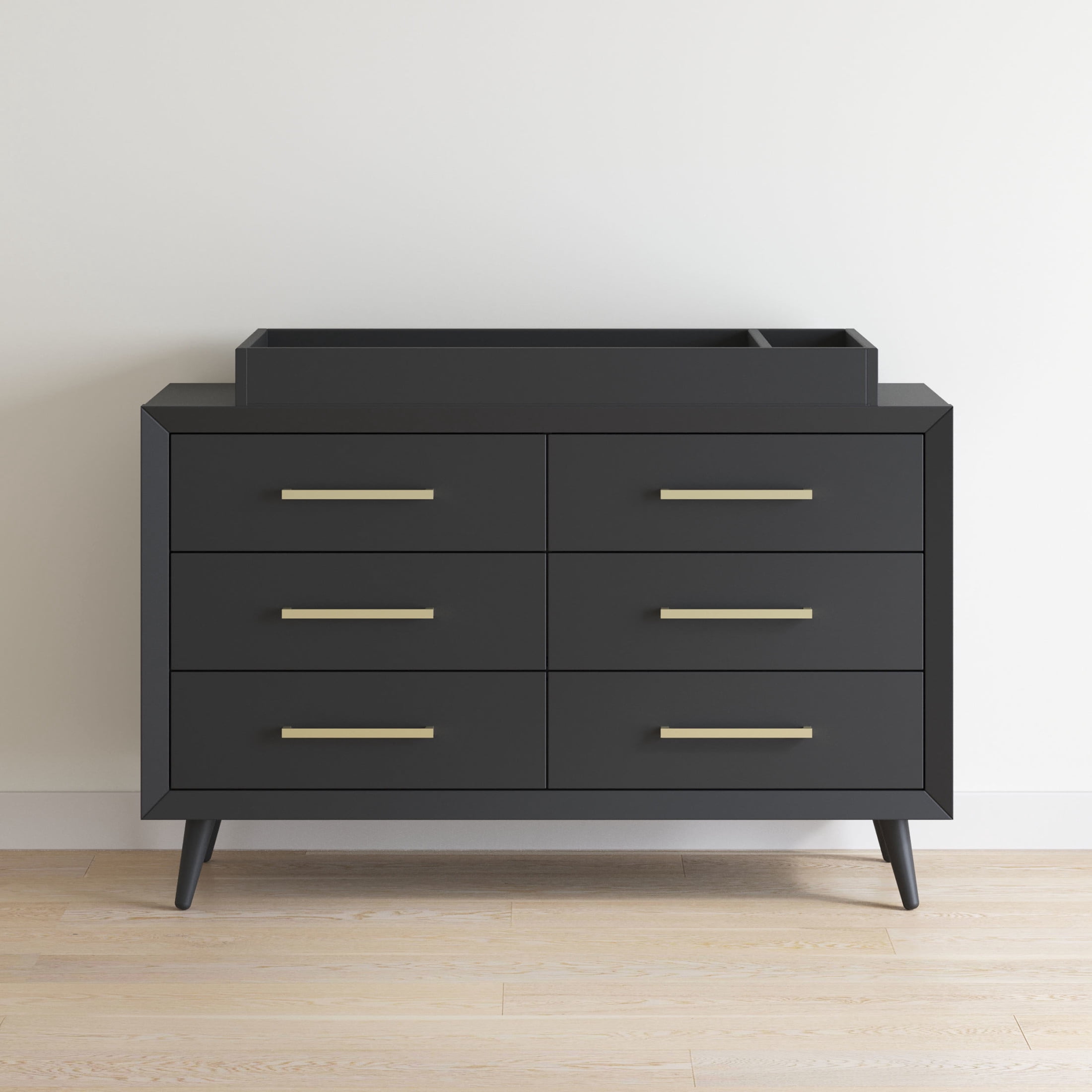 Child Craft Universal Changing Table Topper, Converts Dresser to Changing Surface, Secure Fit, Ebony