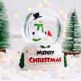thumbnail image 6 of Eosunjian Christmas Snow Globe with Colorful Lighting Lovely Shape Desktop Decor Santa Claus Snowman Glass Ball Ornament Children Gift, 6 of 13