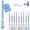 9PCS, variant on 2026 New 6 Pack Of Syringe Shaped Ink Pens, Creative Syringe Shaped Gel Pen for Funny, Novelty Ballpoint Pens for Office Supplies, 0.38mm Black Neutral Pen, Pen Body Color Random