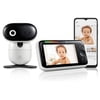Motorola Nursery WiFi Video Baby Monitor with Camera and Audio, 5" Screen, HD PIP1510 Connect, 1000ft Range, Wall Mount, 2-Way Audio, Lullabies, Temperature Sensor, Zoom, Tilt