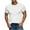 White, variant on Mens Short Sleeve Shirts Quick Dry Workout Classic Fit T-Shirt Casual Daily Comfy Tee Tops
