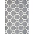thumbnail image 1 of Dynamic Rugs SI695903901 5 ft. 3 in. x 7 ft. 7 in. Silky Shag 5903 Rectangle Contemporary Rug - 901 Silver & White, 1 of 1