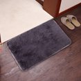 thumbnail image 5 of Matoen Bath Mat-Rubber Backing Non SlipThin Bathroom Rugs Fit Under Door- Quick Dry Absorbent Bathroom Floor Mats-Shower Rug for in Front of Bathtub Shower Gray 16x24, 5 of 5
