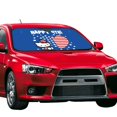 thumbnail image 2 of Windshield Sun Shade Foldable Car Front Window Sunshade For Car Suv Trucks Vans - Best Heat Shield Blocker Visor Cover Blocks Uv Rays And Keeps Your Vehicle Cool-Small, 2 of 5