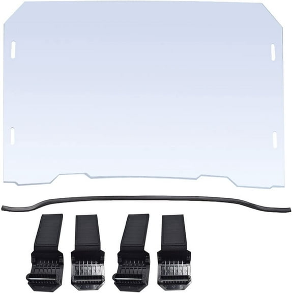 EPOTOOR For Polaris RZR 570 800S 800 XP 900 Full Windshield Polycarbonate 2008 2009-2014