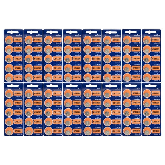 80 x Murata Lithium Battery CR1220 1220 3V