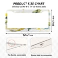 thumbnail image 7 of Aluminum License Plate Frame 2 Pack Car Exterior Accessory Car Tag Holder for Front Rear Plates Cars Decor Watercolor Lemon, 7 of 7