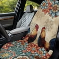 thumbnail image 3 of Xixirimido Boho Mandala Roosters Print Universal Car Towel Seat Cover for Post Gym Workout Swimming Running Soft Breathable Automotive Front Seat Protector Car Accessories, 3 of 8