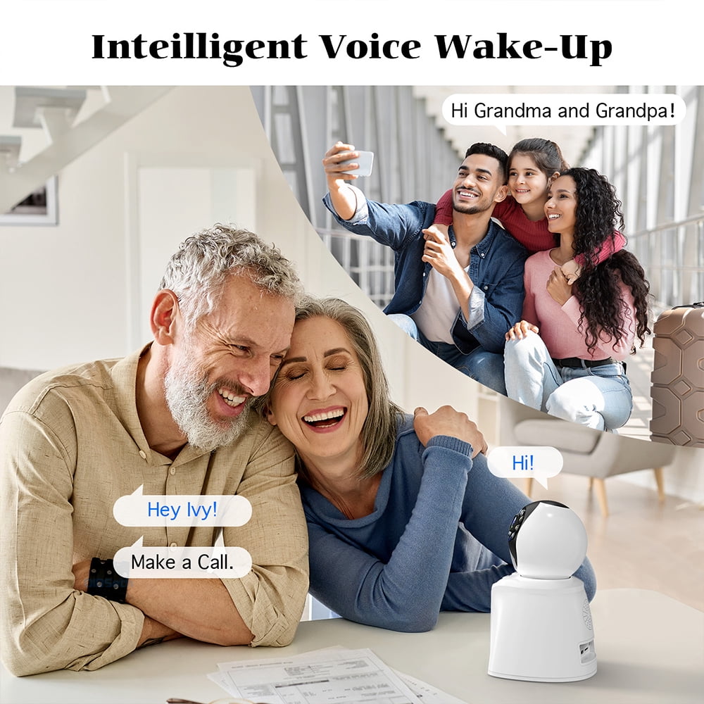 DIDSeth 3MP Baby Monitor WiFi IP Camera 360° Video Calling Mother Kids Active Call Active Answer