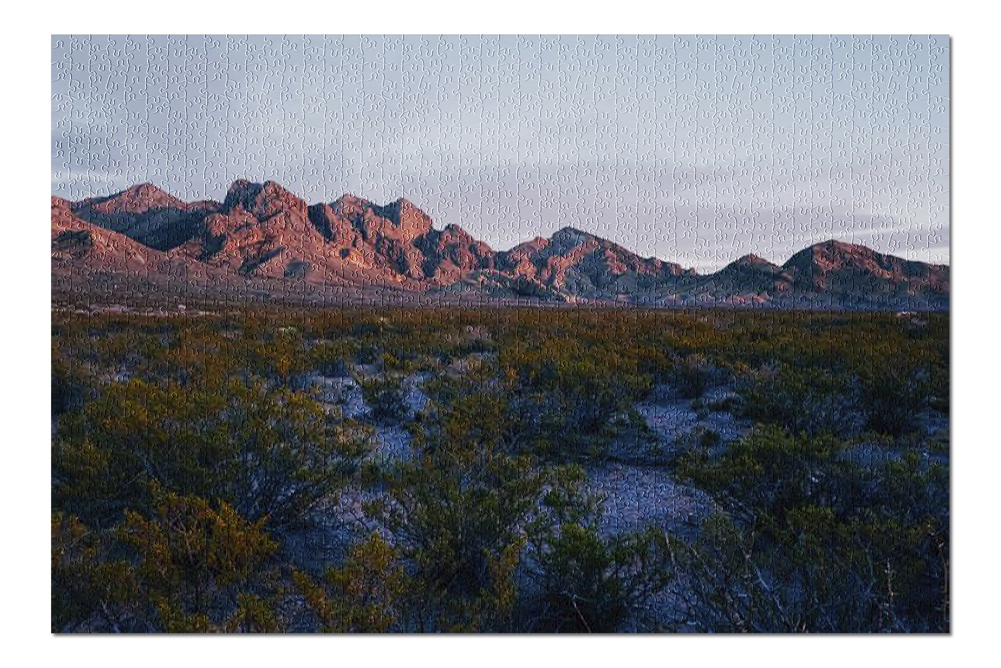 New Mexico - Organ Mountains at Sunset in the Desert Outside of Las Cruces  9030412 (20x30 Premium 1000 Piece Jigsaw Puzzle, Made in USA!) - Walmart.com