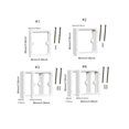 thumbnail image 2 of Single Socket Spacer Electrical Outlet Box Extender Single Gang Box Extender Square Spacer for Living Room School Offic, 2 of 11