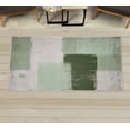 thumbnail image 1 of Abstract Decorative Rug, Abstract Grunge Style Brushstrokes Painting Contemporary Illustration, Quality Carpet for Bedroom Dorm and Living Room, 6 Sizes, Pale Green, by Ambesonne, 1 of 1