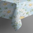 thumbnail image 2 of Blue Daisy Flower Tablecloth,Oil Proof Spill Proof Polyester Table Cover for Rectangle Tables,Foldable Table Clothes Cute Tablecloths for Birthday Picnic Wedding Tea Party Decorations, 2 of 5