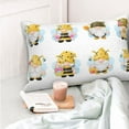 thumbnail image 4 of Balery Gnomes Honey Bee Funda de Cojín Estampada, Regalos para Mujeres, Regalos de Amor para Ella, Regalos para Novia o Esposa, Funda de Almohada-16"x24", 4 of 6