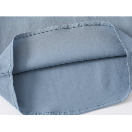 

TOWED22 Tshirts For Toddler Kids Infant Child Toddler Baby Boys Solid Short Sleeve Pocket T Shirt Blouse Tops Kids Tshirt Blue