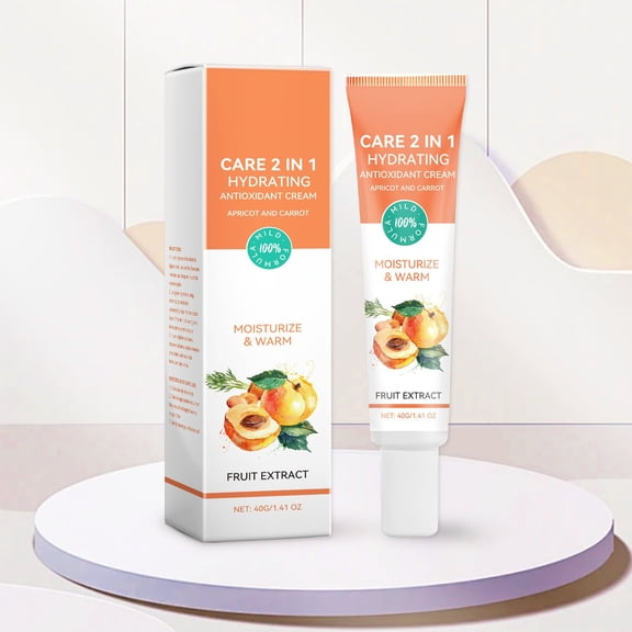 QunYou -in-1 Antioxidant Moisturizing Cream Face Cream Reduce Wrinkle Moisturizing Cream Tone Moisturize and Desalinate Melanin Brightening Cream 40g
