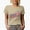 Tan, variant on I Solved the Cube, 90s Retro Art or Smart Person Themed Merch Gift, Tan T-Shirt, Small