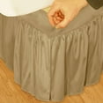 Ruffled 3pc Adjustable Bed Skirt
